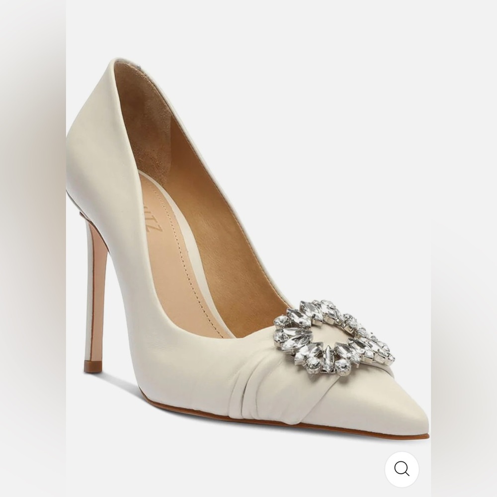 SCHUTZ Meisho Womens Leather Stiletto Pumps